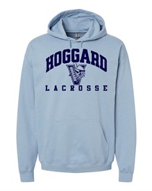 Hoggard Lacrosse Logo Light Blue Hoodie - Orders due Monday, November 20, 2023